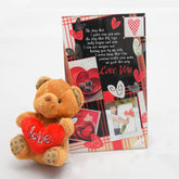 Love You Glass Photo Frame
