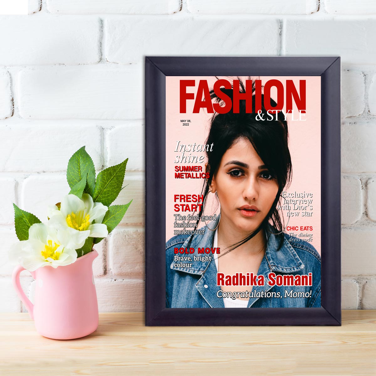 Personalised Fashion Magazine Cover
