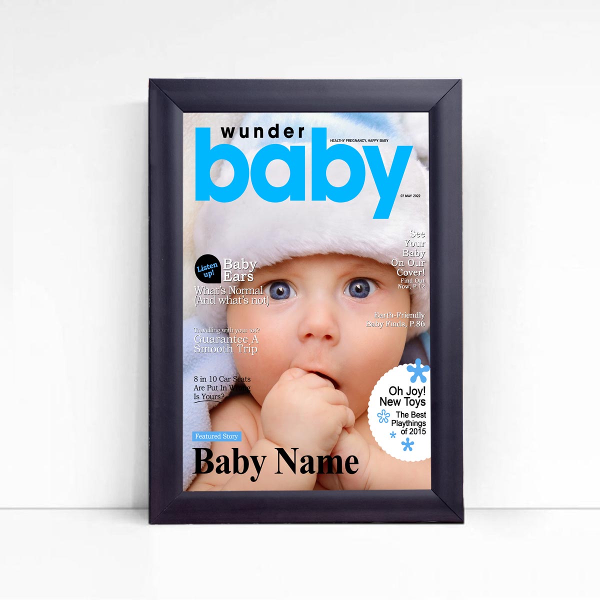 Personalised Our Baby Magazine Cover