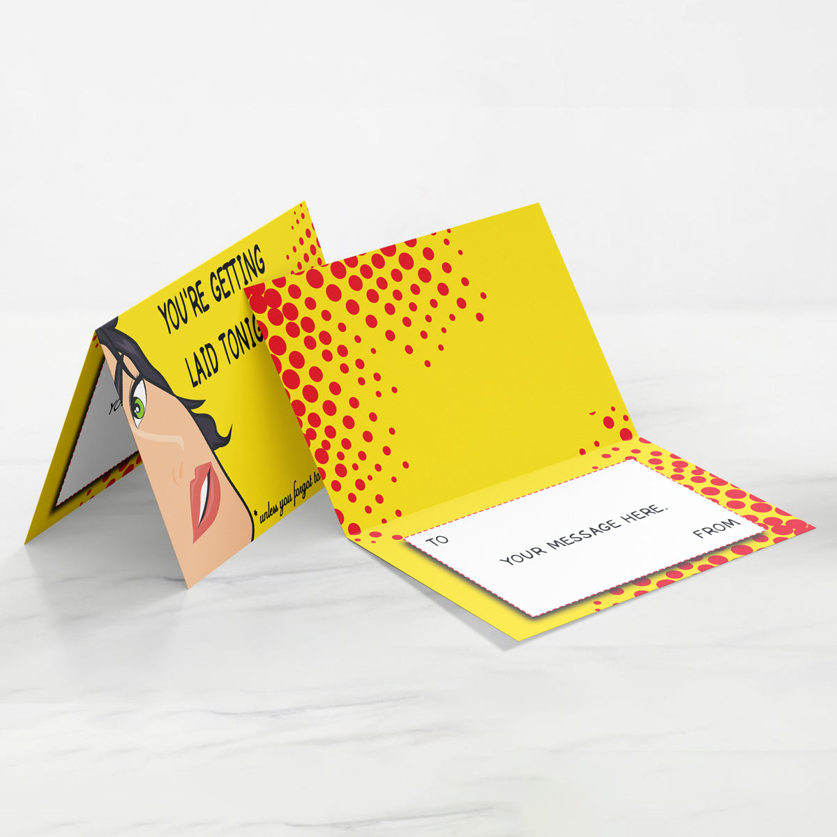 Getting Laid Personalised Greeting Card-2