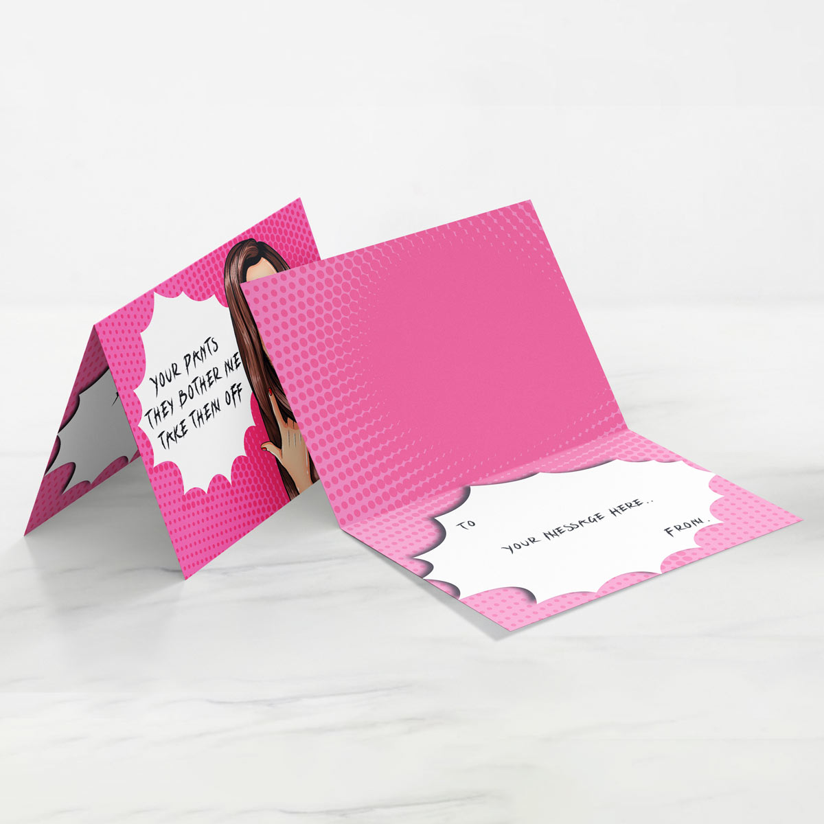 Pants Bother Me Personalised Greeting Card-2