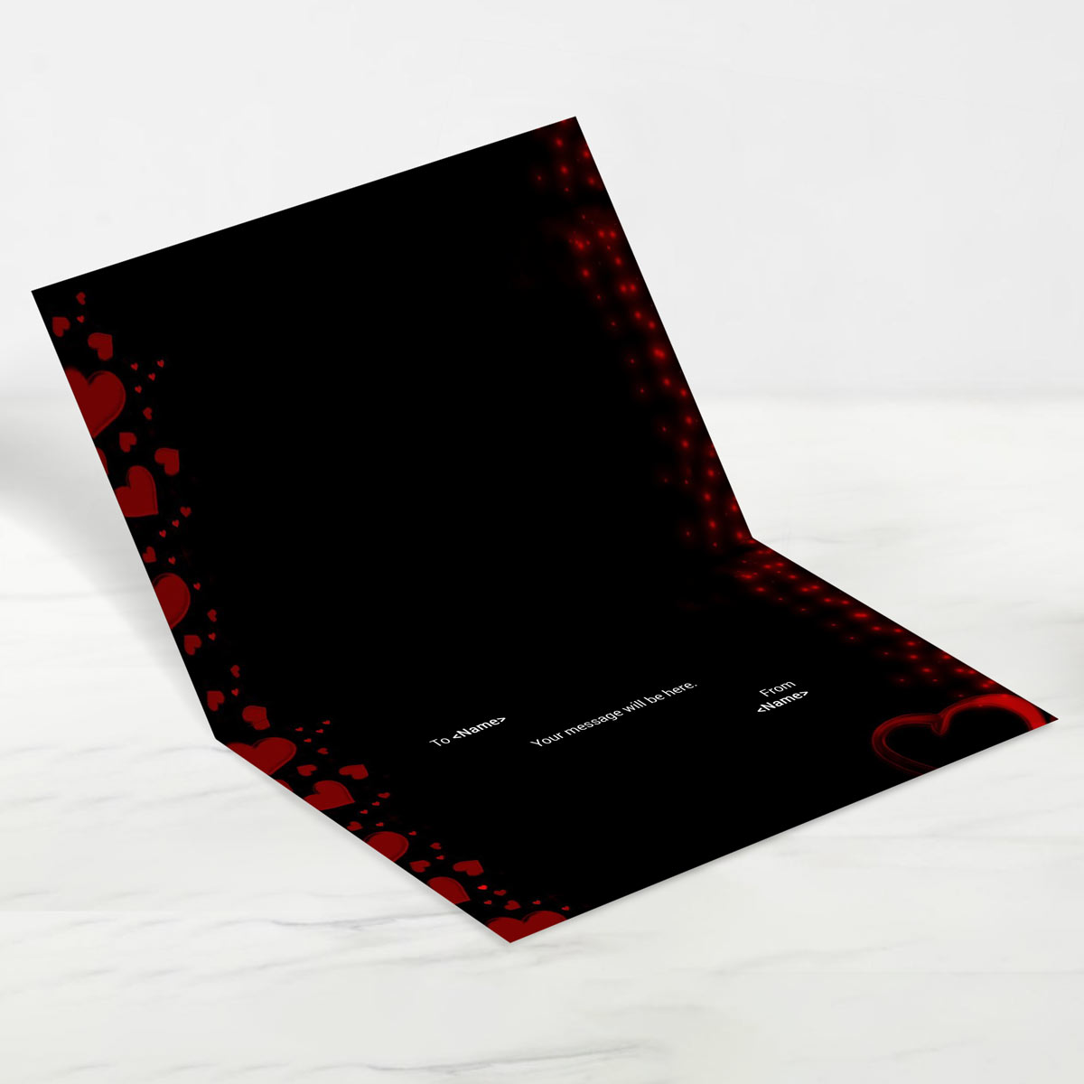 My Love for You is Like Circle Greeting Card-3