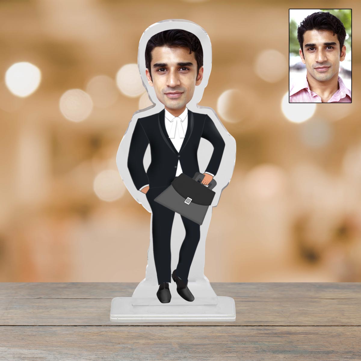 Personalised Lawyer Picture Stand-1