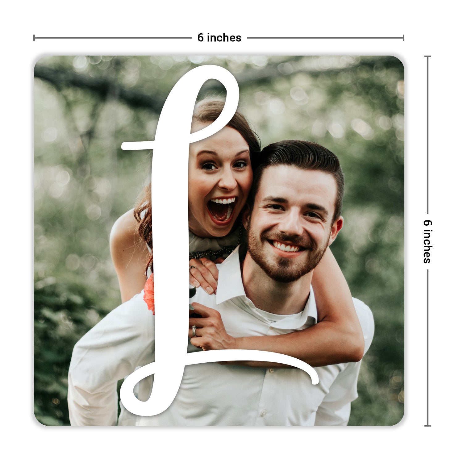 Personalised Love Wall Tiles MDF Set of 4-6