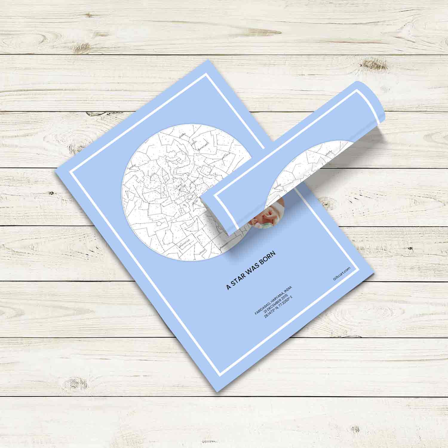 Personalized Sky Star Map For a Special Moment - Baby Boy