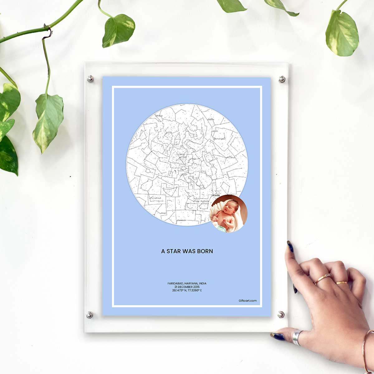 Personalized Sky Star Map For a Special Moment - Baby Boy