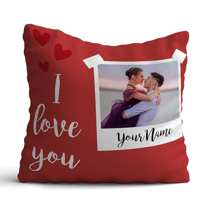 Personalised Love You Cushion Valentine's Day