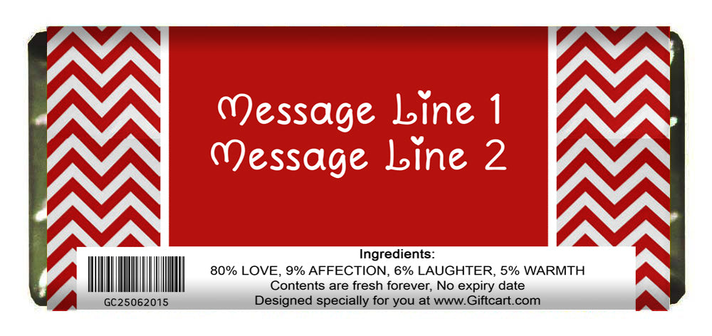 Personalised Choco Bar - My One & Only