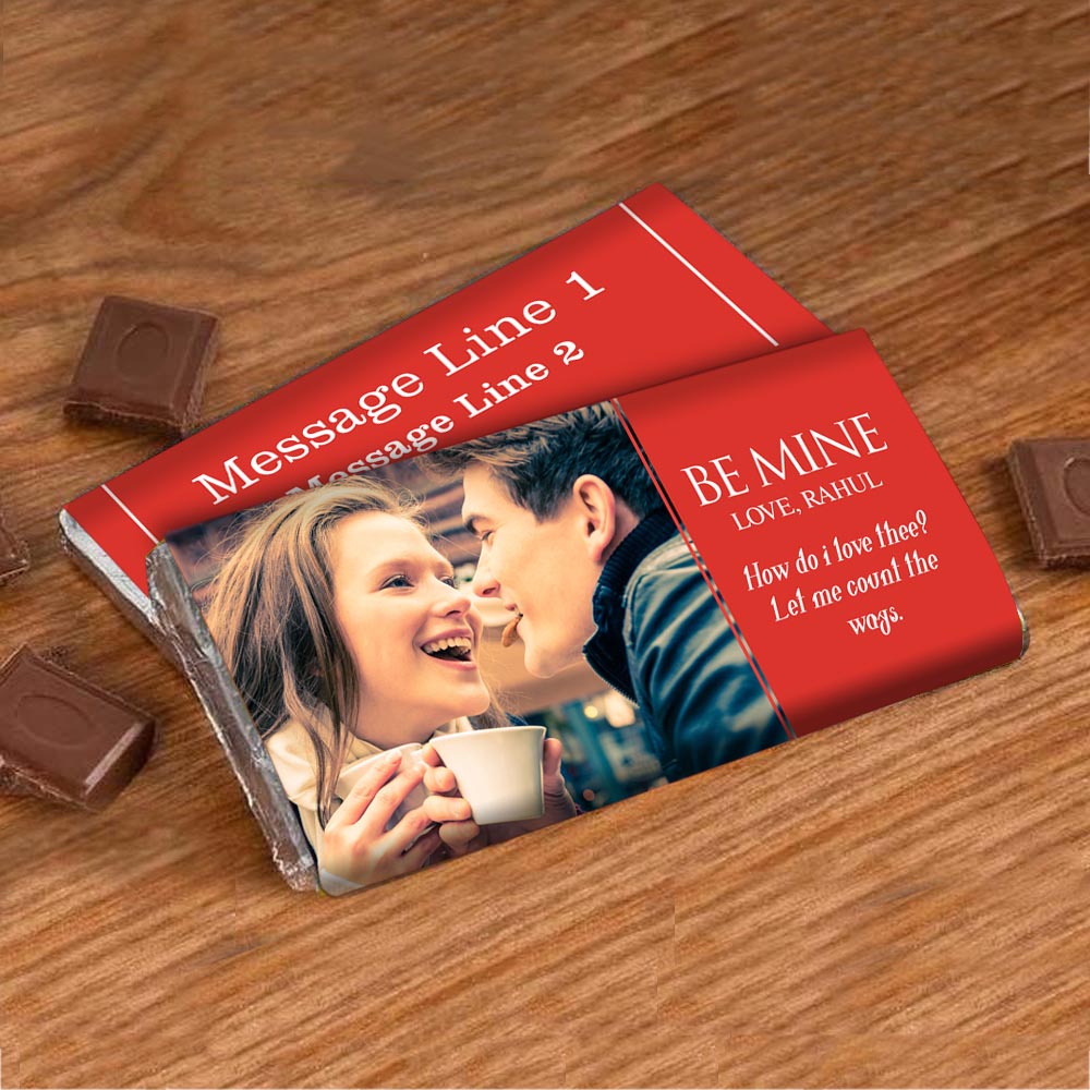 Personalised Choco Bar - Be Mine