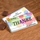 Personalised Thanks Chocolate Bar-1