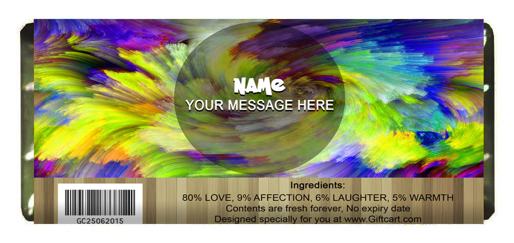 Colorful Tastes - Holi Choco Bar