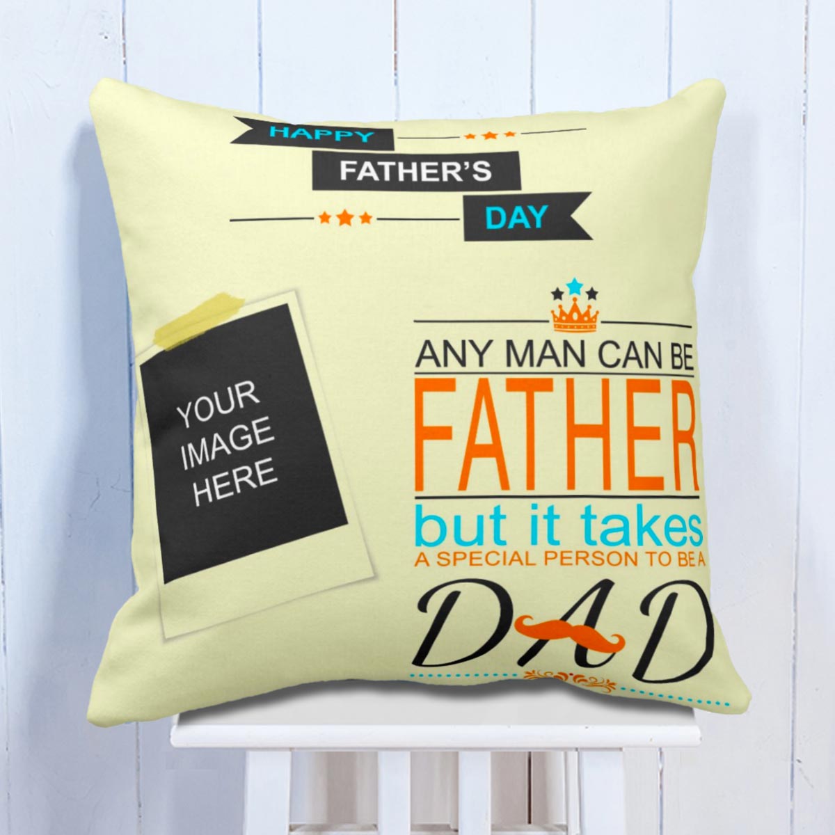 Personalized Special Dad Photo Cushion Gift For Father's Day 1