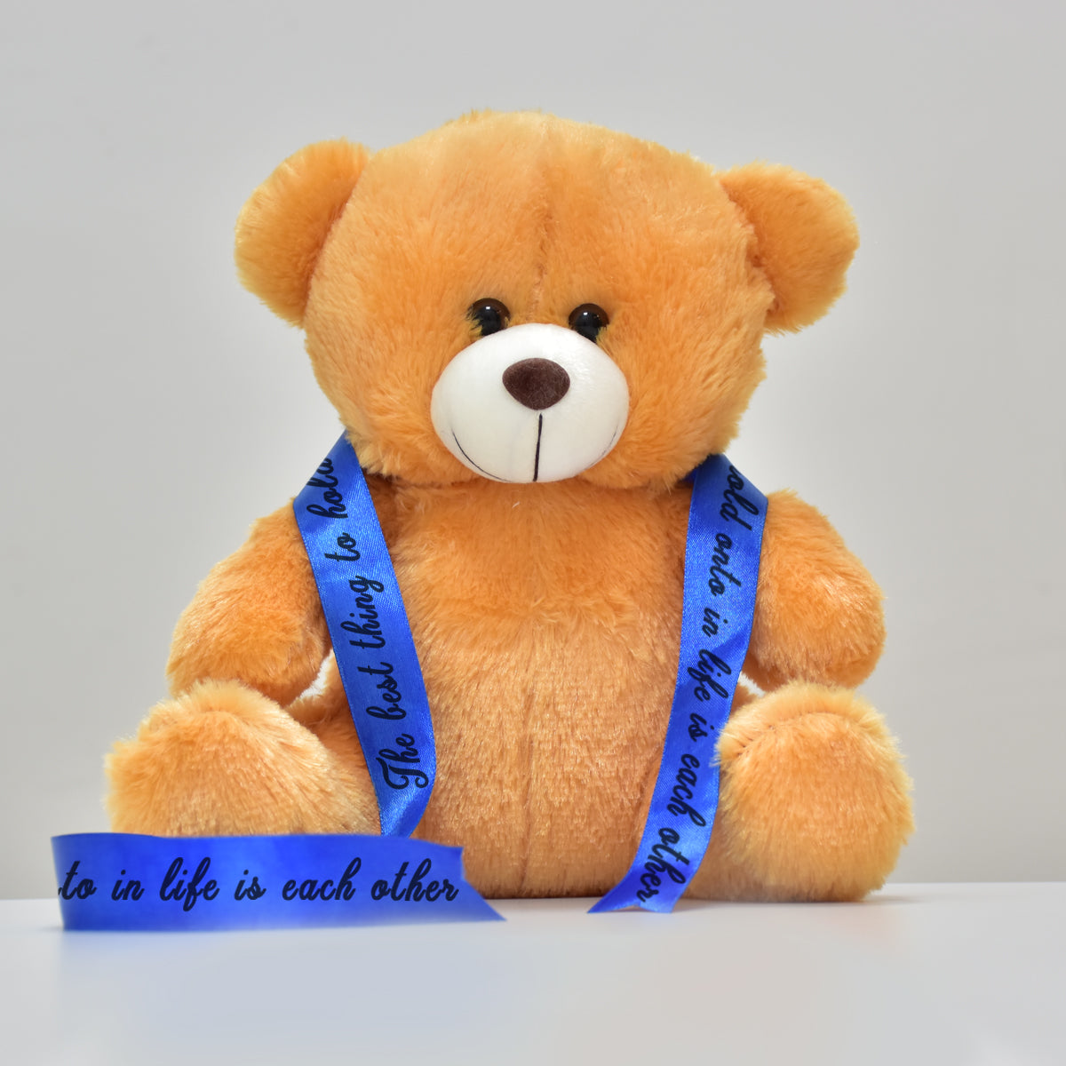 Bear Love With Personalised Bow Teddy Bear for Couple