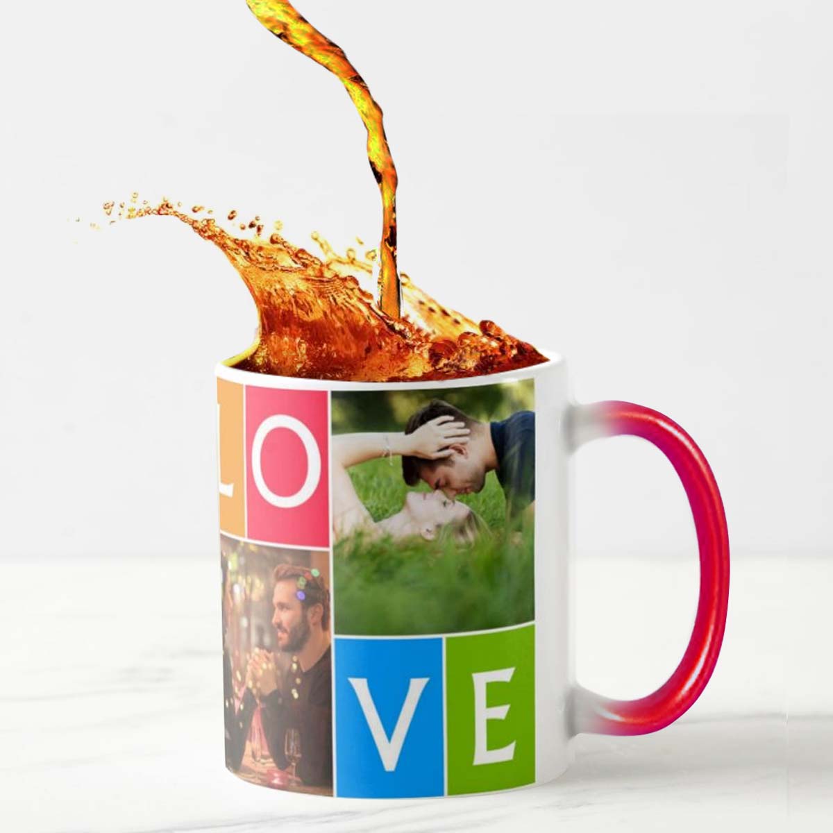 Personalized Photo Magic Couple Coffee Mug for Valentine's Day 8