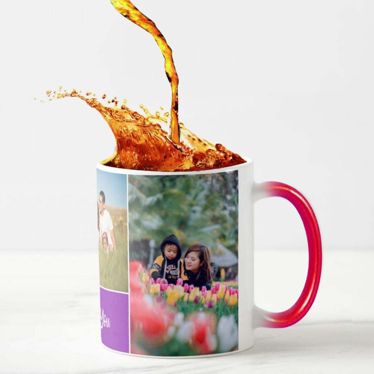 Personalised We Love Mom Magic Mug