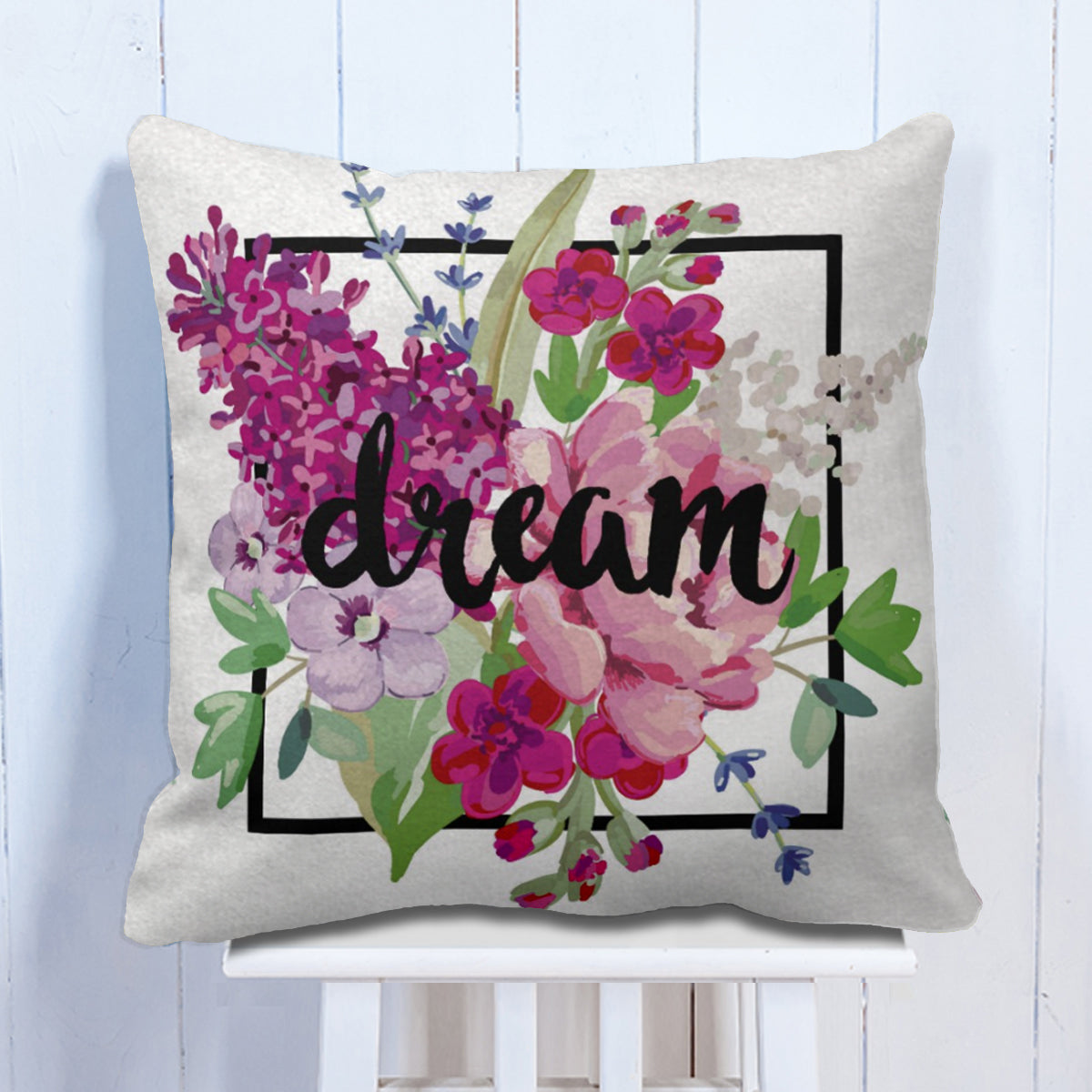 Floral Bunch Cushion Gift For Couple 5