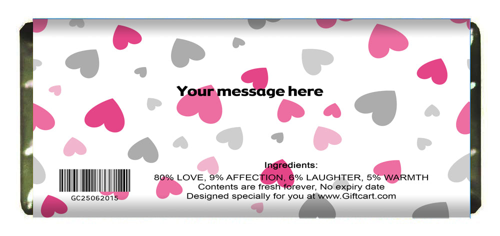 It's A Girl Personalised Choco Bar