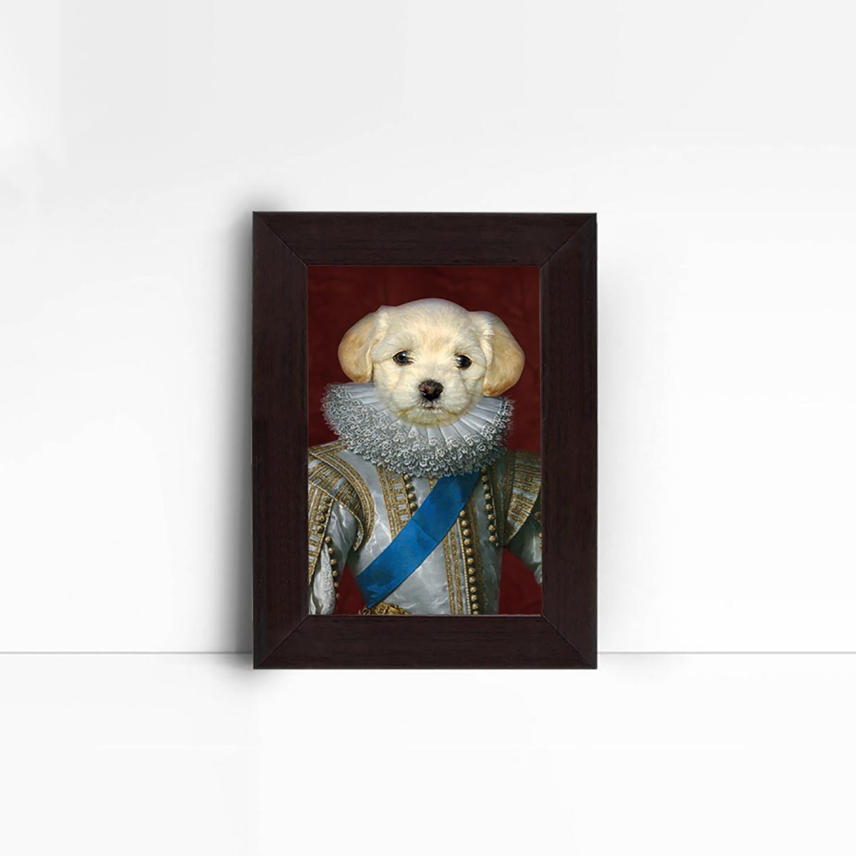 Renaissance Nobleman Digital Portrait Photo Frame