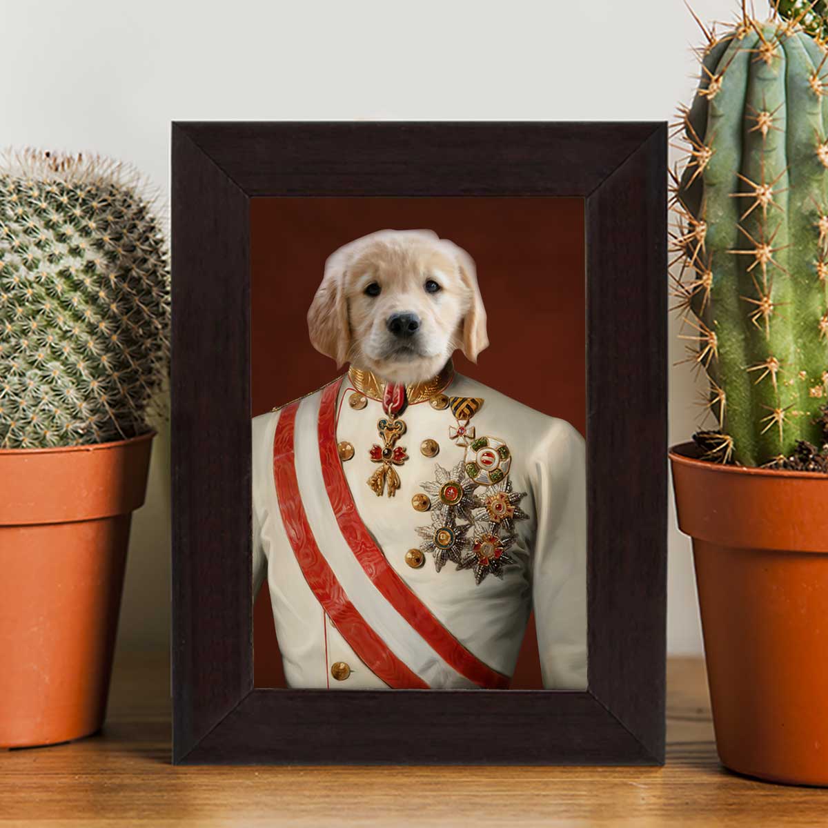 The Admiral Pet Digital Portrait Photo Frame