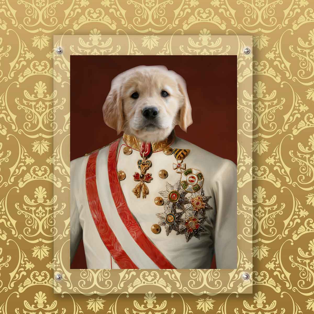The Admiral Pet Digital Portrait Photo Frame