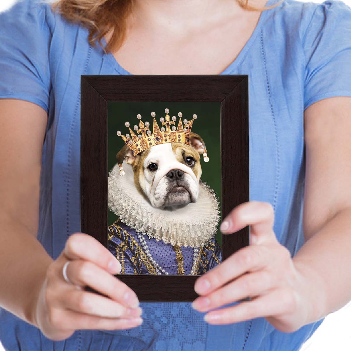 The Royal King Pet Digital Portrait Photo Frame
