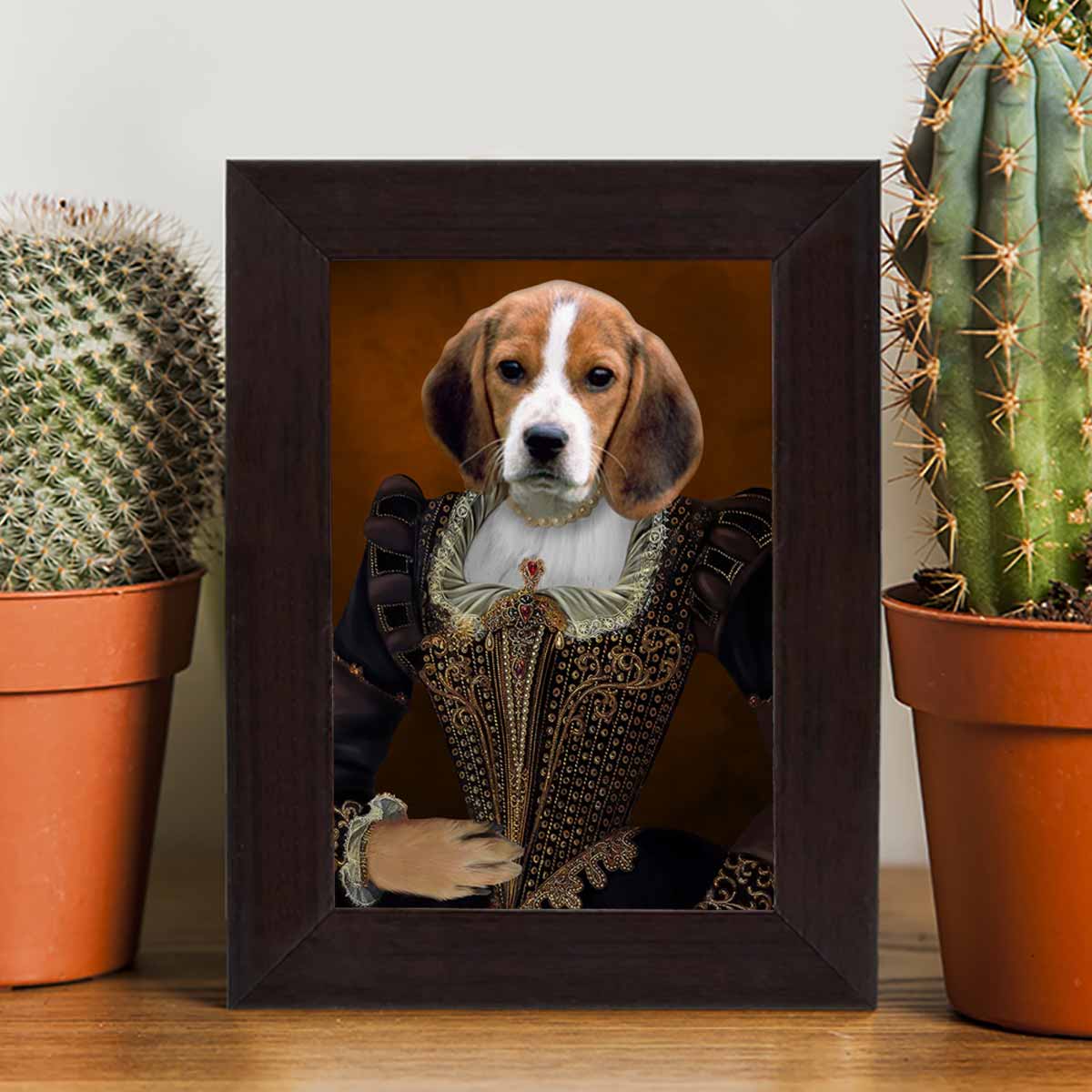 Lady Ruby Pet Digital Portrait Photo Frame