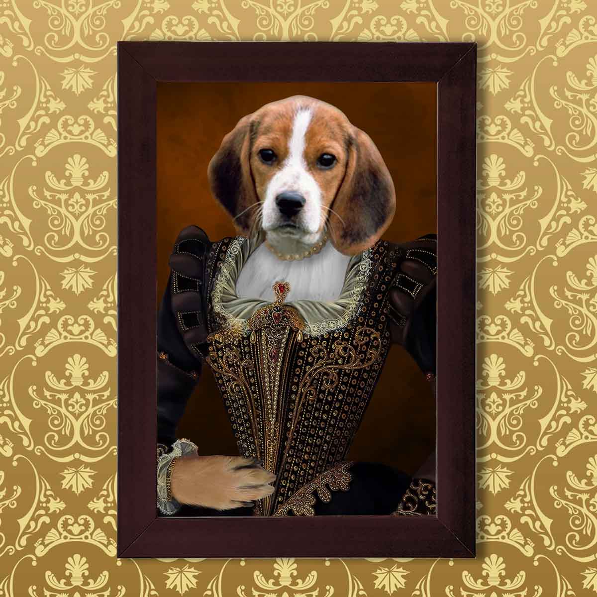 Lady Ruby Pet Digital Portrait Photo Frame