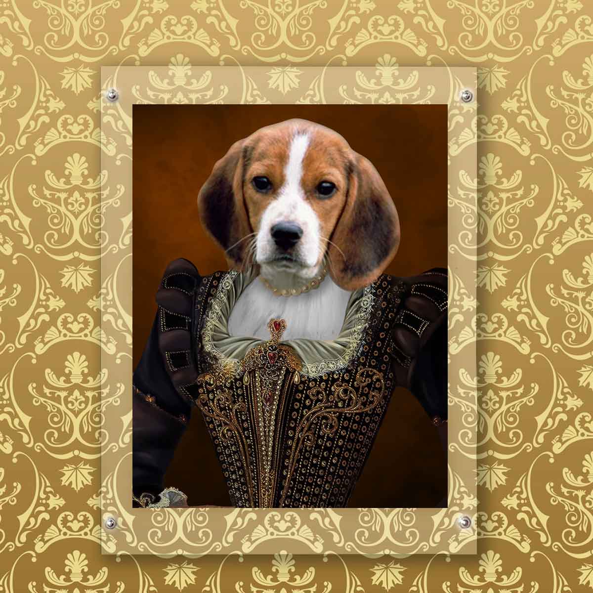 Lady Ruby Pet Digital Portrait Photo Frame