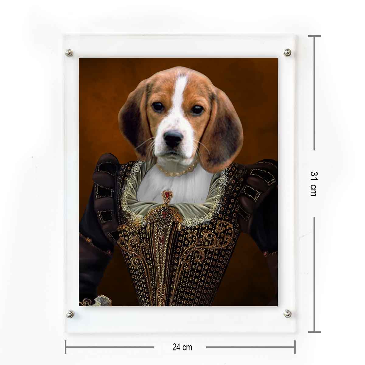 Lady Ruby Pet Digital Portrait Photo Frame