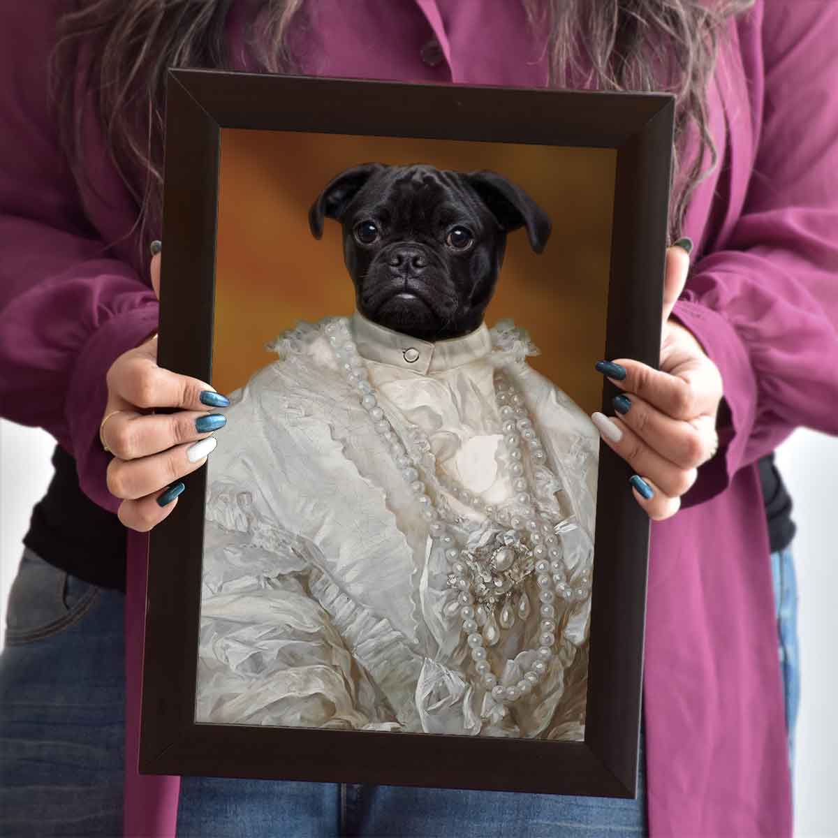 Beautiful Godmother Pet Digital Portrait Photo Frame
