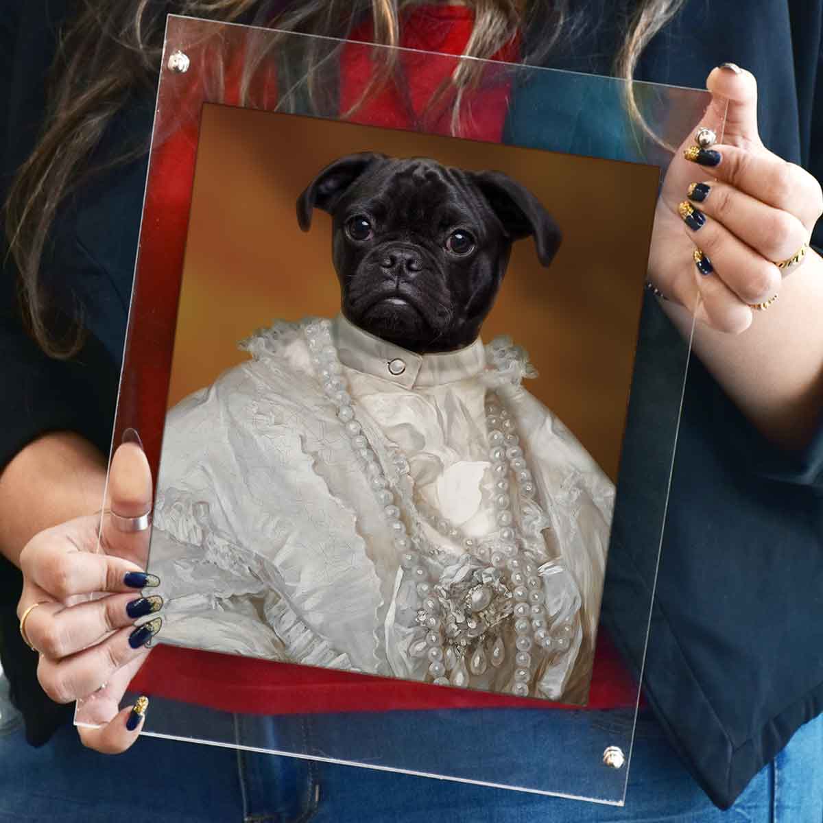 Beautiful Godmother Pet Digital Portrait Photo Frame