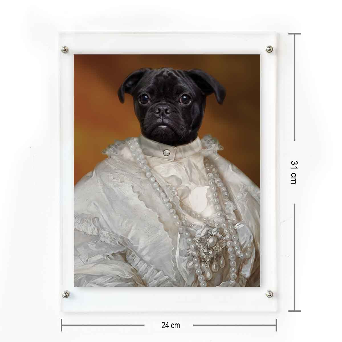 Beautiful Godmother Pet Digital Portrait Photo Frame