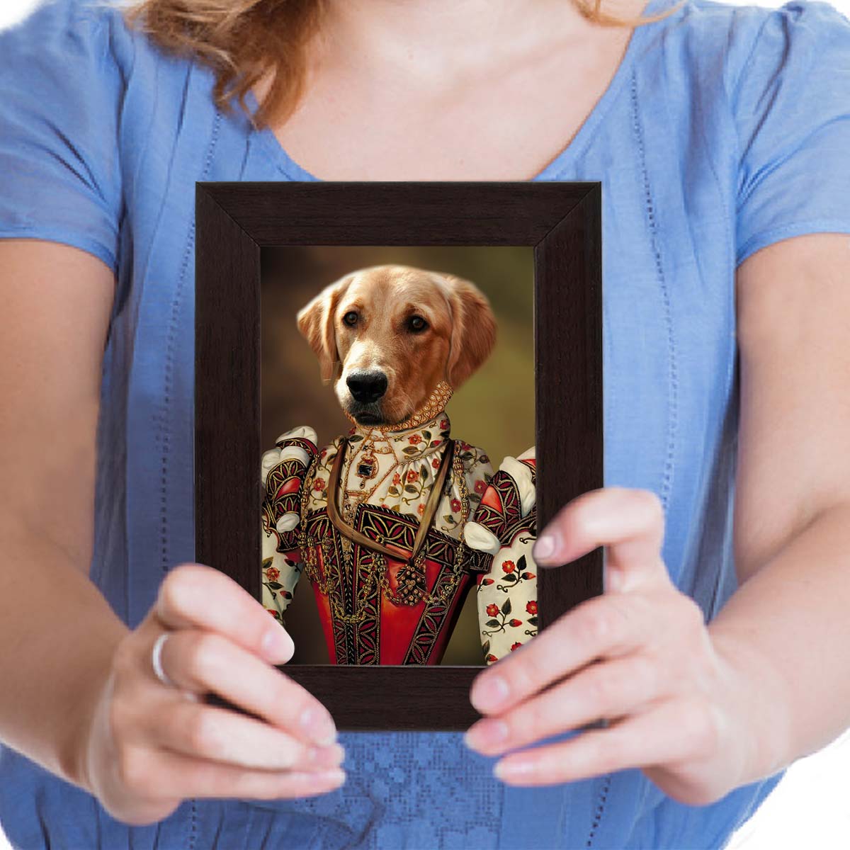 The Queen Pet Digital Portrait Photo Frame