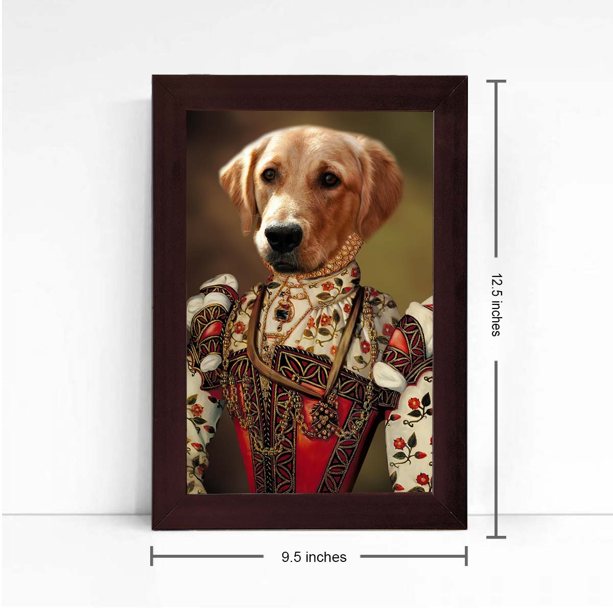 The Queen Pet Digital Portrait Photo Frame