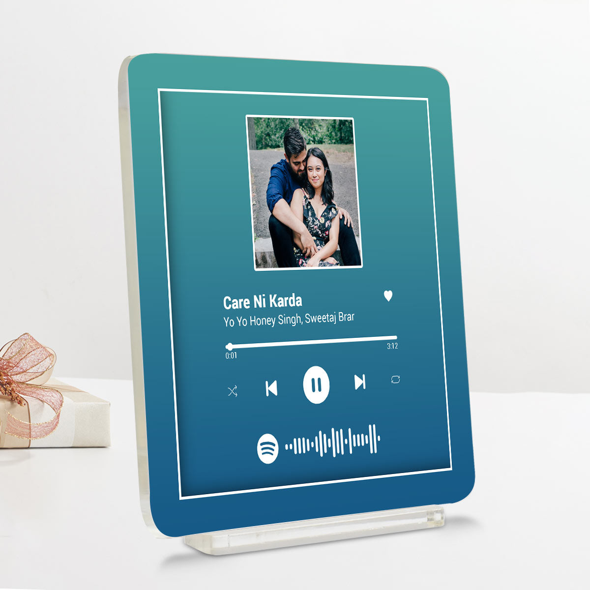 Personalised Spotify Love Song Plaque