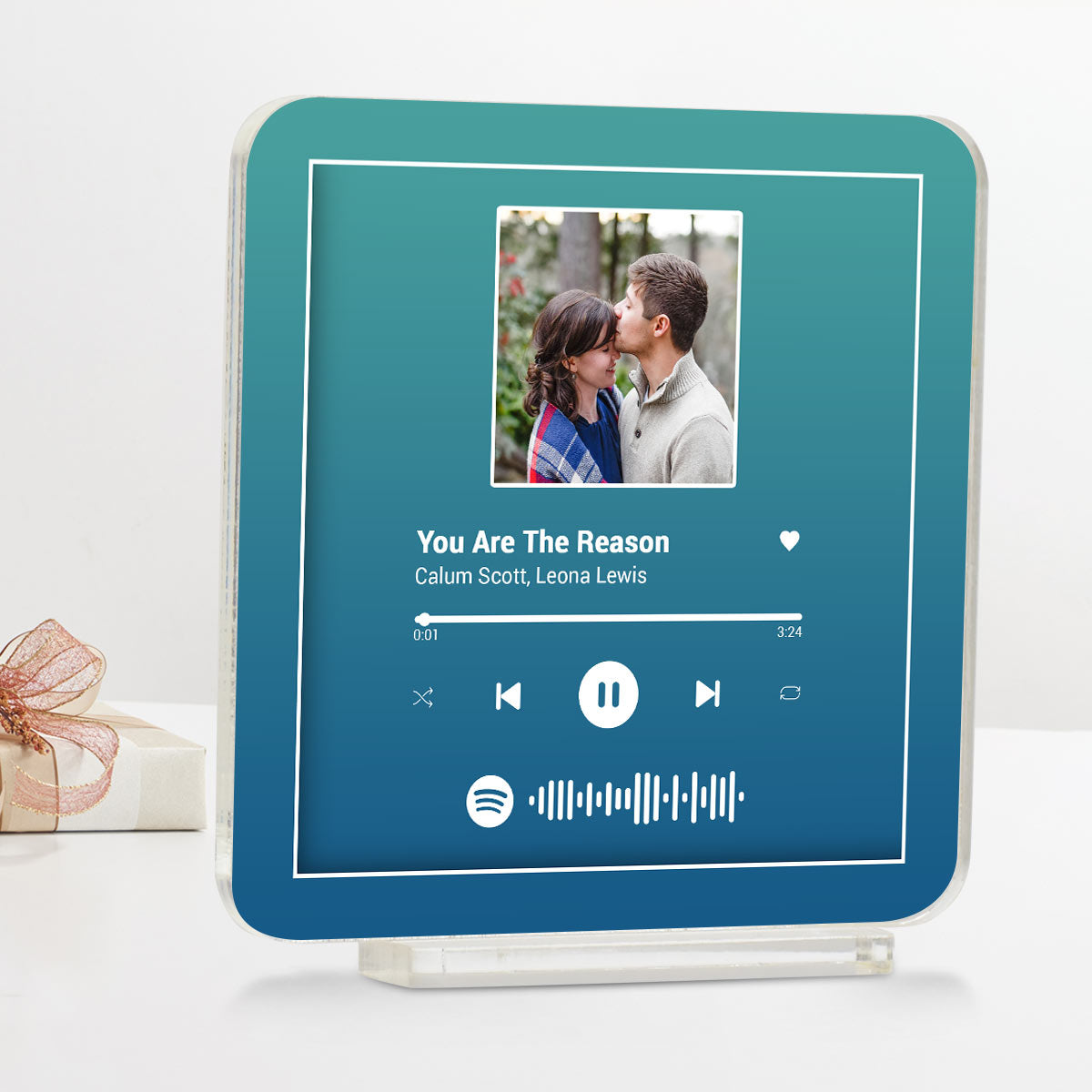 Personalised Spotify Love Song Plaque