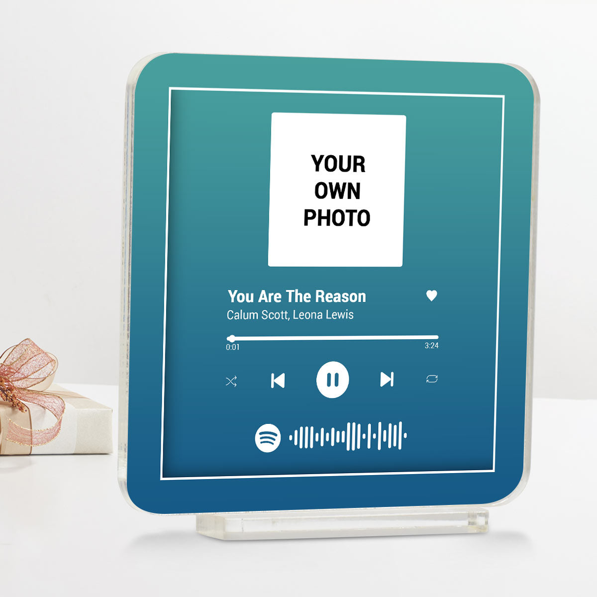 Personalised Spotify Love Song Plaque