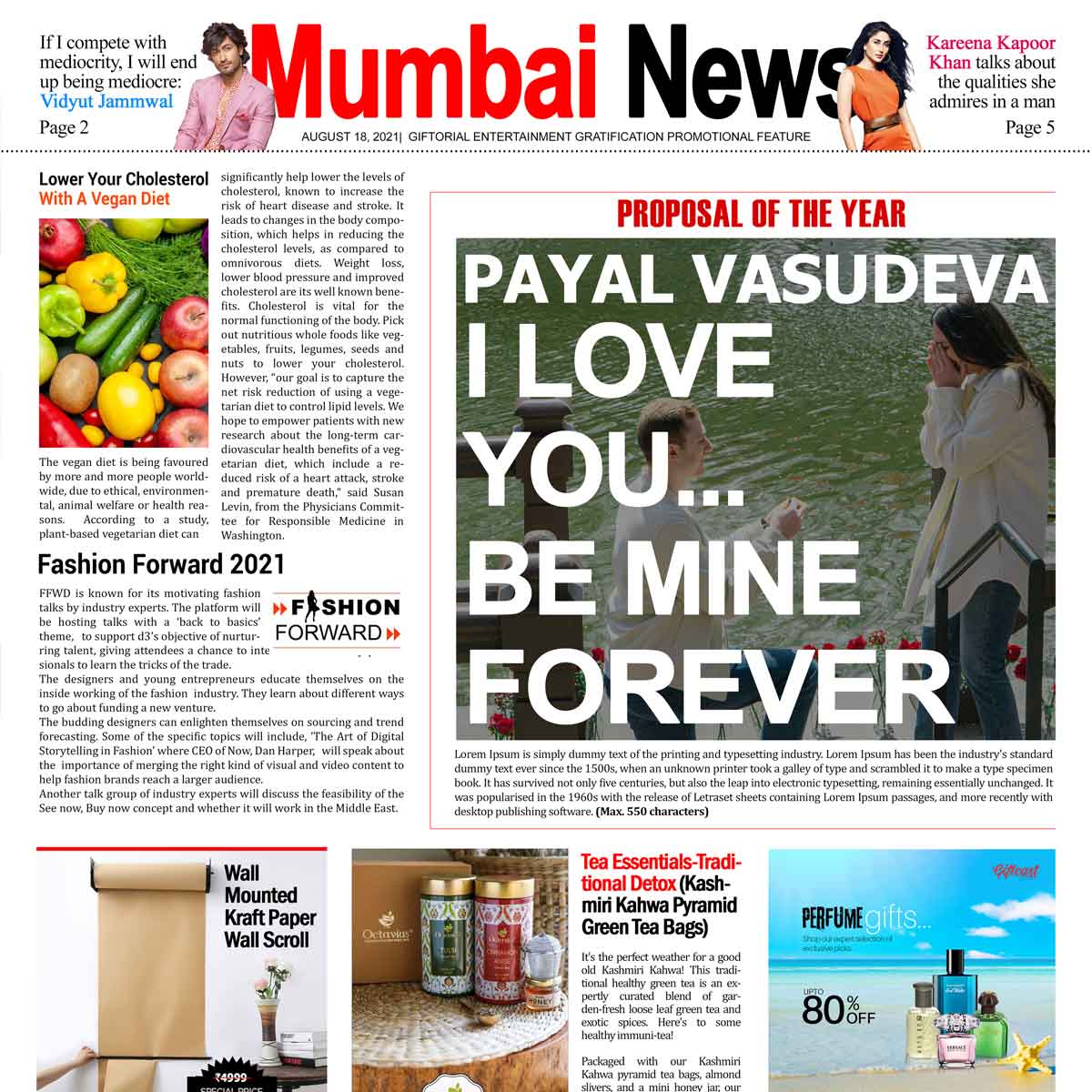 Personalised Birthday Newspaper Scoop