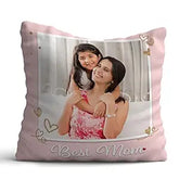 Personalized Best Mom Photo Cushion Gift for Mom