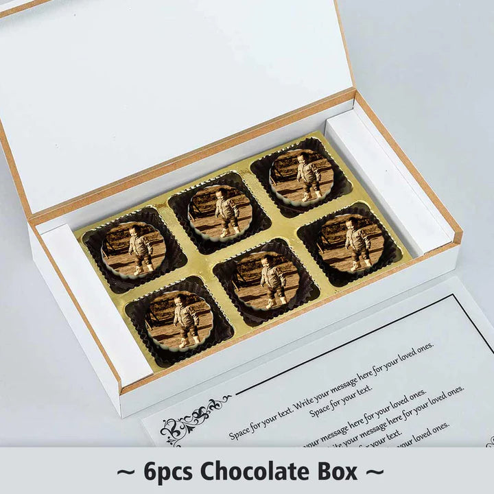 Personalised Giraffe Clipart Printed Chocolates Birthday Return Gift