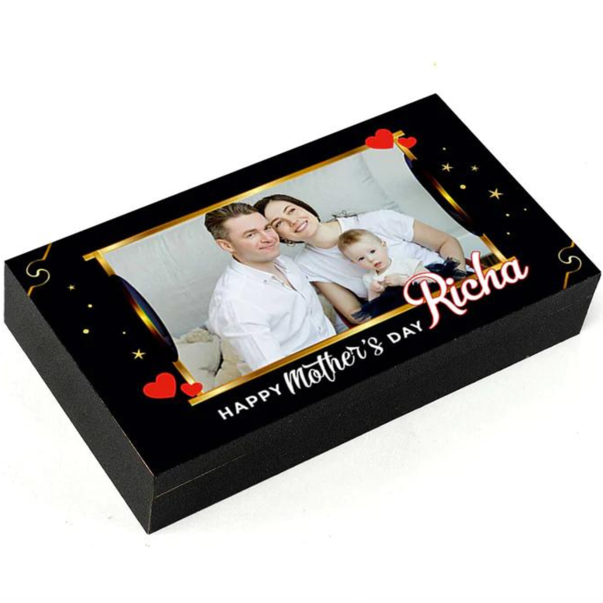 Personalised Hanging Hearts & Stars Printed Mother Day Gift