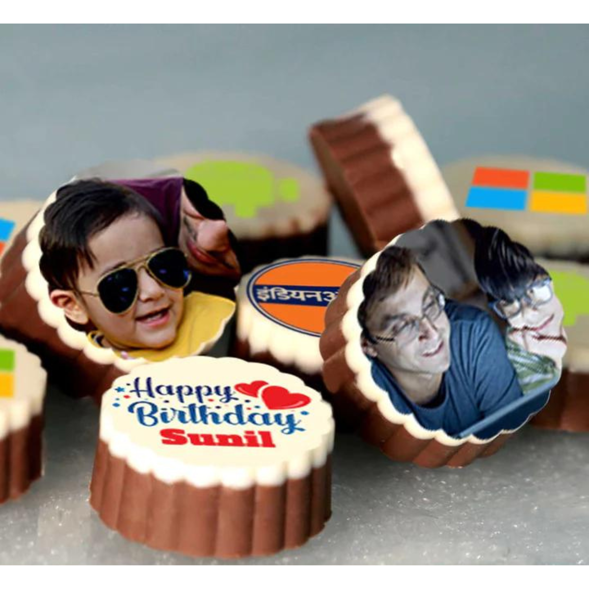 Personalized Happy Father's Day Chocolates Gift Box For Dad 5