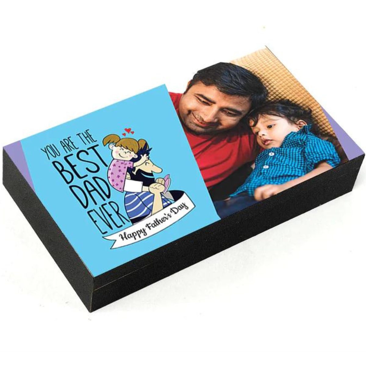Personalized Best Dad Ever Choco Gift For Father's Day 1