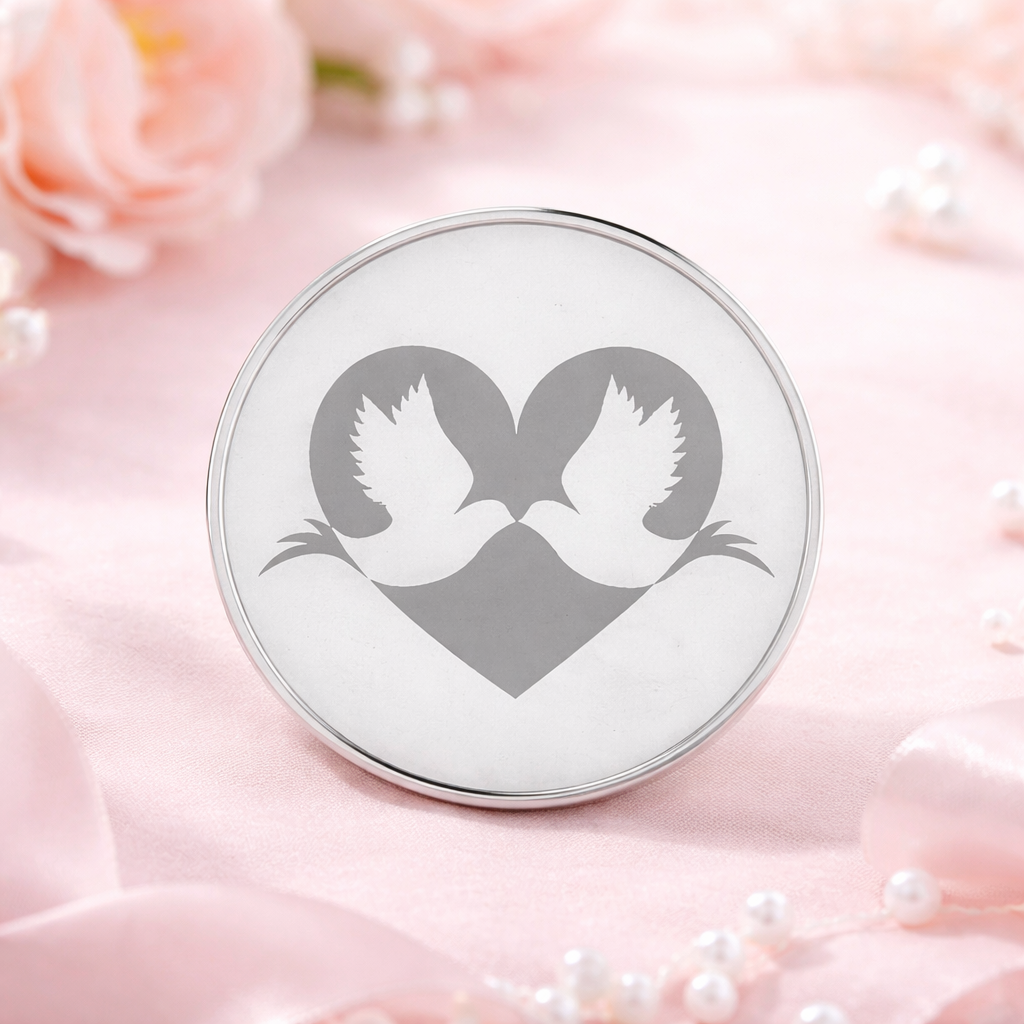 Customized Lovely Love Silver Coin