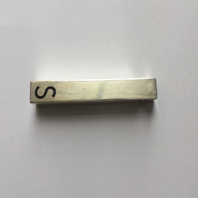 Customized Vertical Bar Pendant in Silver