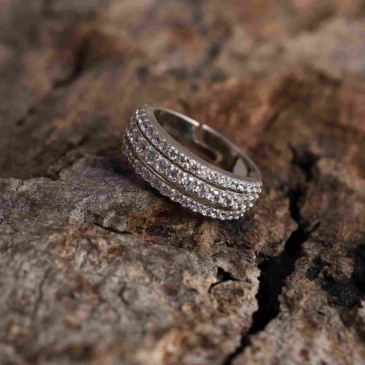 Interwind Glim CZ Silver Proposal Ring-2