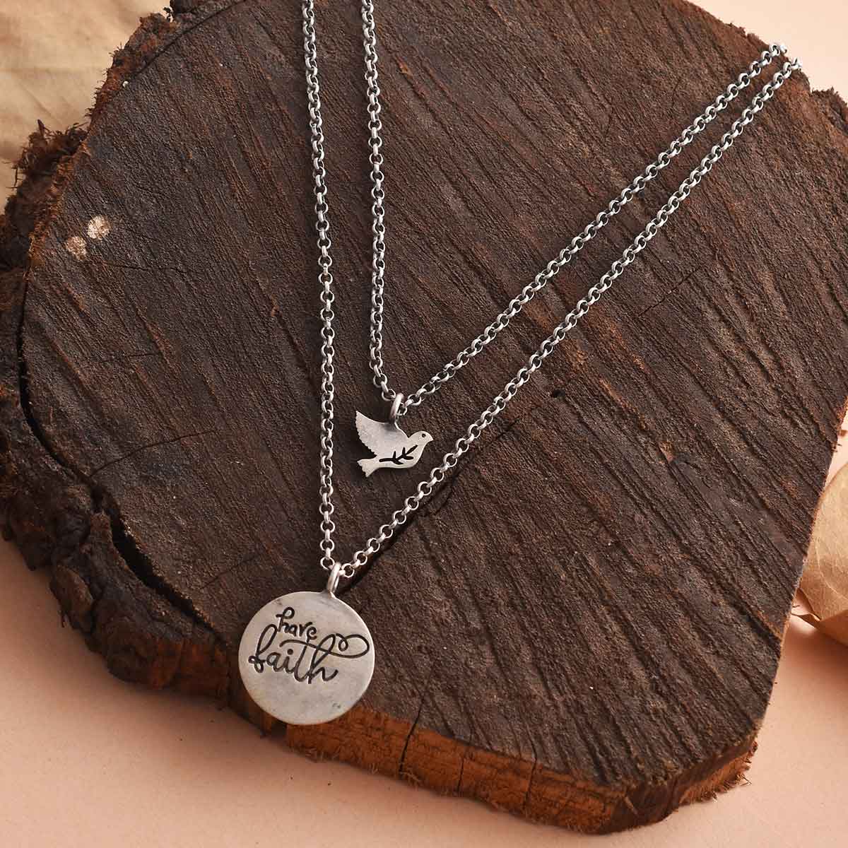 Dove Of Peace Silver Chain