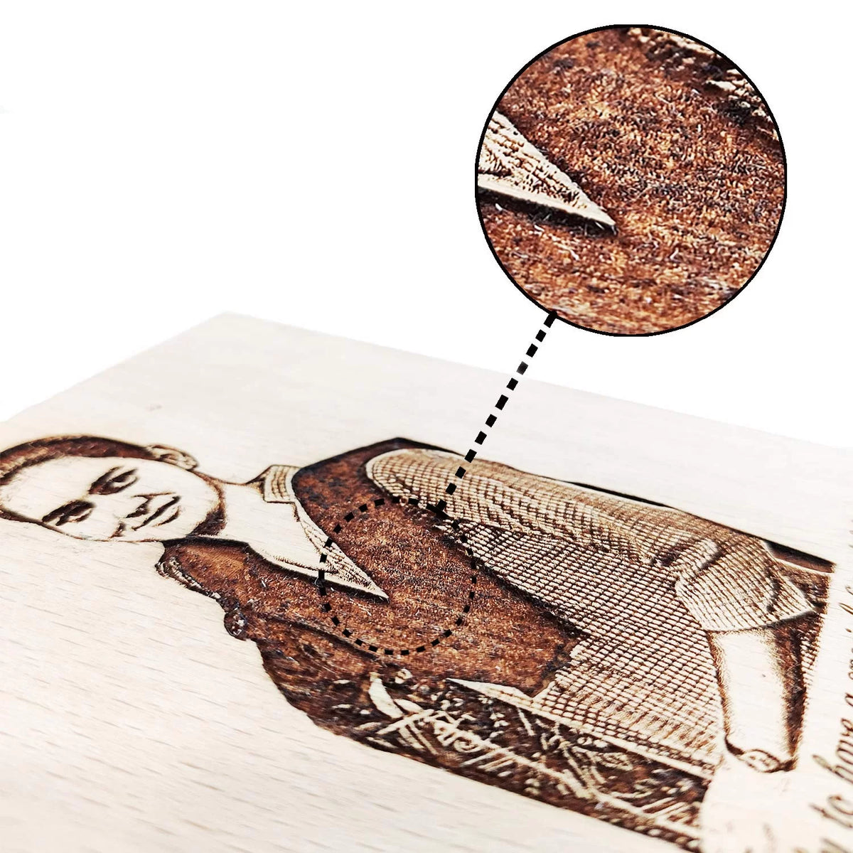 Personalized Engraved Wooden Photo Frame for Rakhi Gift-1