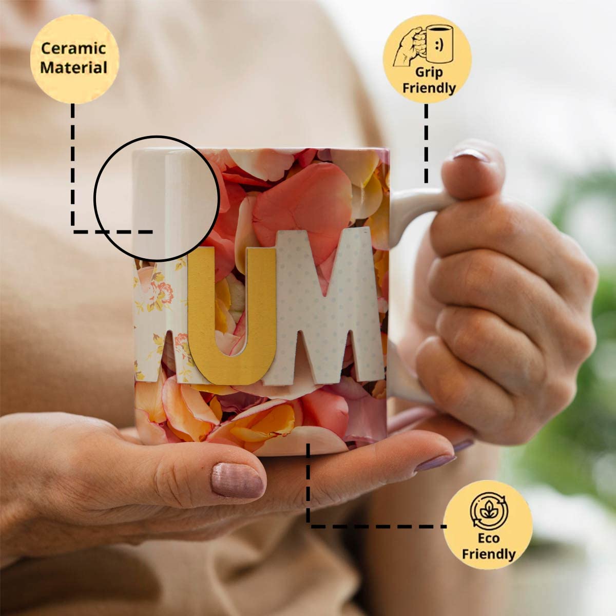 Mum Ceramic Coffee Mug Gift For Mom