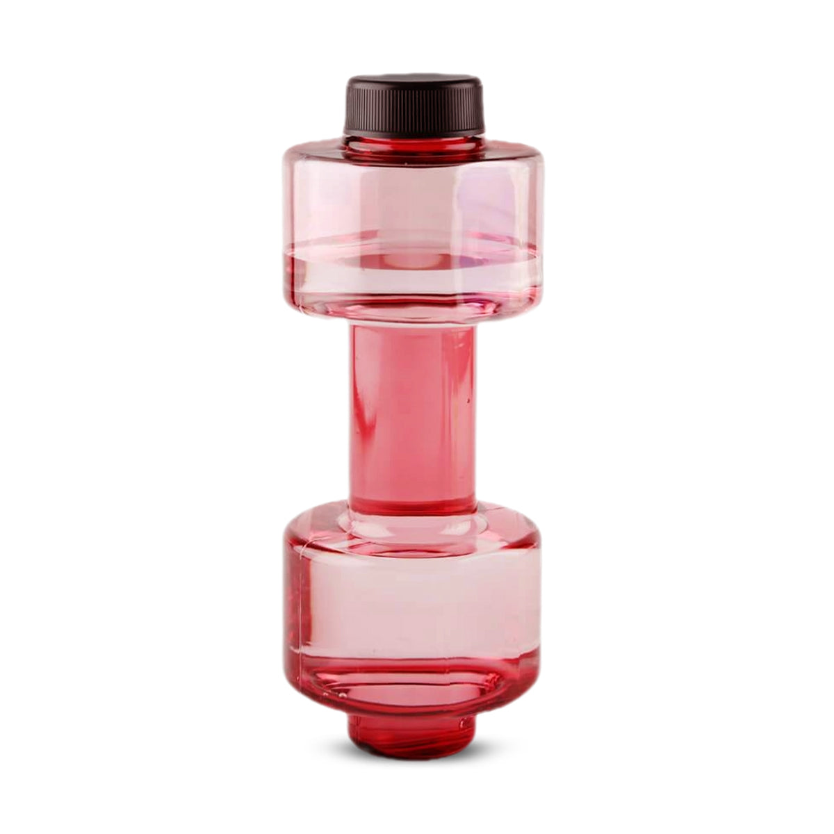 Red Dumbbell Water Bottle Gift For Gym Lover 550ml